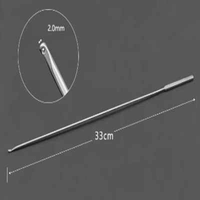 DỤNG CỤ ĐẨY NÚT (KNOT PUSHER) TRONG PHẪU THUẬT NỘI SOI DÀI 33 CM LÕ 2.0 MM MODEL:3320 HÃNG SX: JIANGSU (TQ).