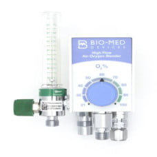 BỘ TRỘN KHÍ DÒNG CAO KÈM LƯU LƯỢNG KẾ MODEL:2002F70D HÃNG SX:BIO-MED (MỸ)